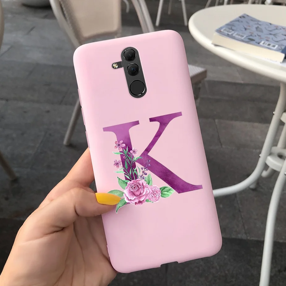 Cute Silicone Letter Phone Case - Soft Protective Cover