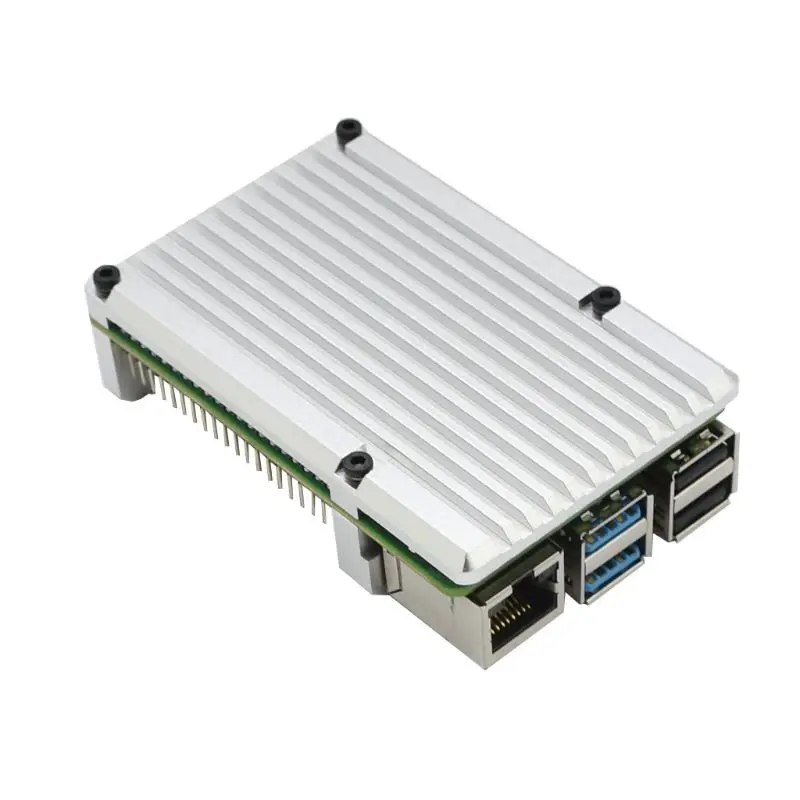 Чехол из алюминиевого сплава, металлический корпус, корпус для Raspberry Pi 4, Модель B, плата