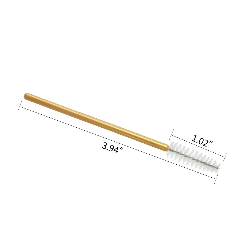 500PCS/lot Makeup Brush Disposable Mascara Wands Mini Eyelash Brush Women Cosmetic Makeup Brush Lash Extention tool