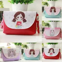 Милый персонаж из мультфильма для девочек, сумка через плечо, японская и Корейская версии, милая сумка на одно плечо