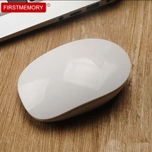 Бесшумная Беспроводная перезаряжаемая компьютерная мышь, ультра тонкая маленькая эргономичная мышь 1600 dpi, регулируемая мышь для ноутбука