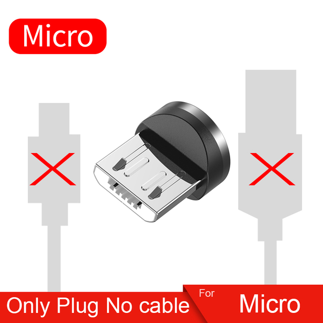 Magnetic USB Cable 1m/2m /3m Fast Charging USB Type C Cable Magnet Charger Data Charge Micro USB Cable Mobile Phone Cable
