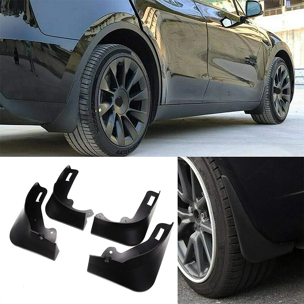 ACCESSOIRES DE GARDE-BOUE noir pour pièces de volets de boue Tesla Model S  2014 EUR 66,22 - PicClick FR