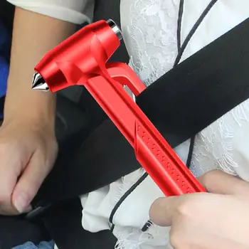 

Car Safety Emergency Escape Hammer Window Breaker Seatbelt Cutter Rescue Tool E7CA