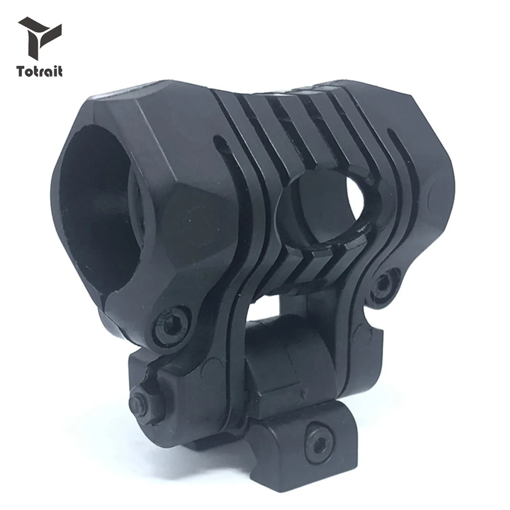 

180Degree Rotatable Quick Release Mount Light Bracket Tactical with Picatinny 20mm Rail Mount For Hunting accessories