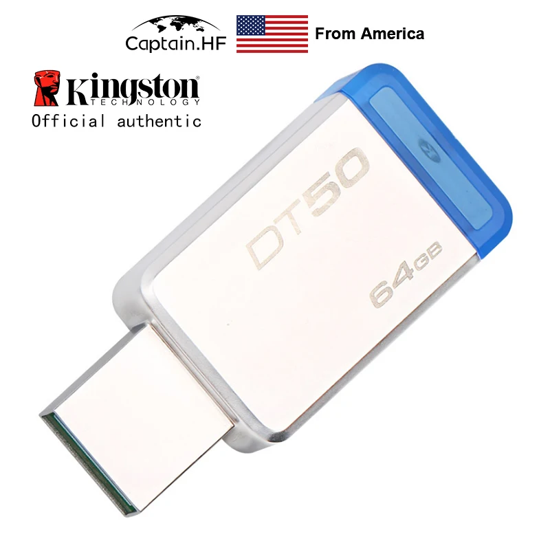 

DataTraveler 50 USB 3.1 Gen 1 Flash Drive 16GB 32GB 64GB 128GB High Speed USB Disk for Laptops and PC