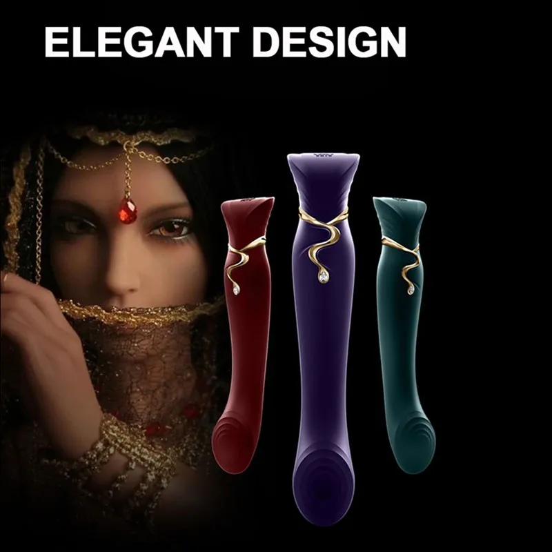 ZALO Queen G point vibrator dildo silicone magic wand woman sex toy sucking clitoris stimulation vibrator mobile phone control 6