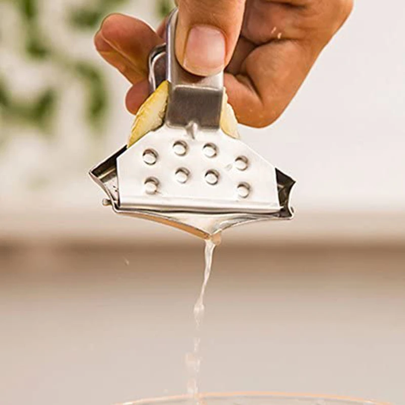Storcator de lămâie lămâie metal portabil Mini storcatoare agrafe Storcator manual pentru portocale citrice ustensile de bucătărie pentru fructe_voghion.com