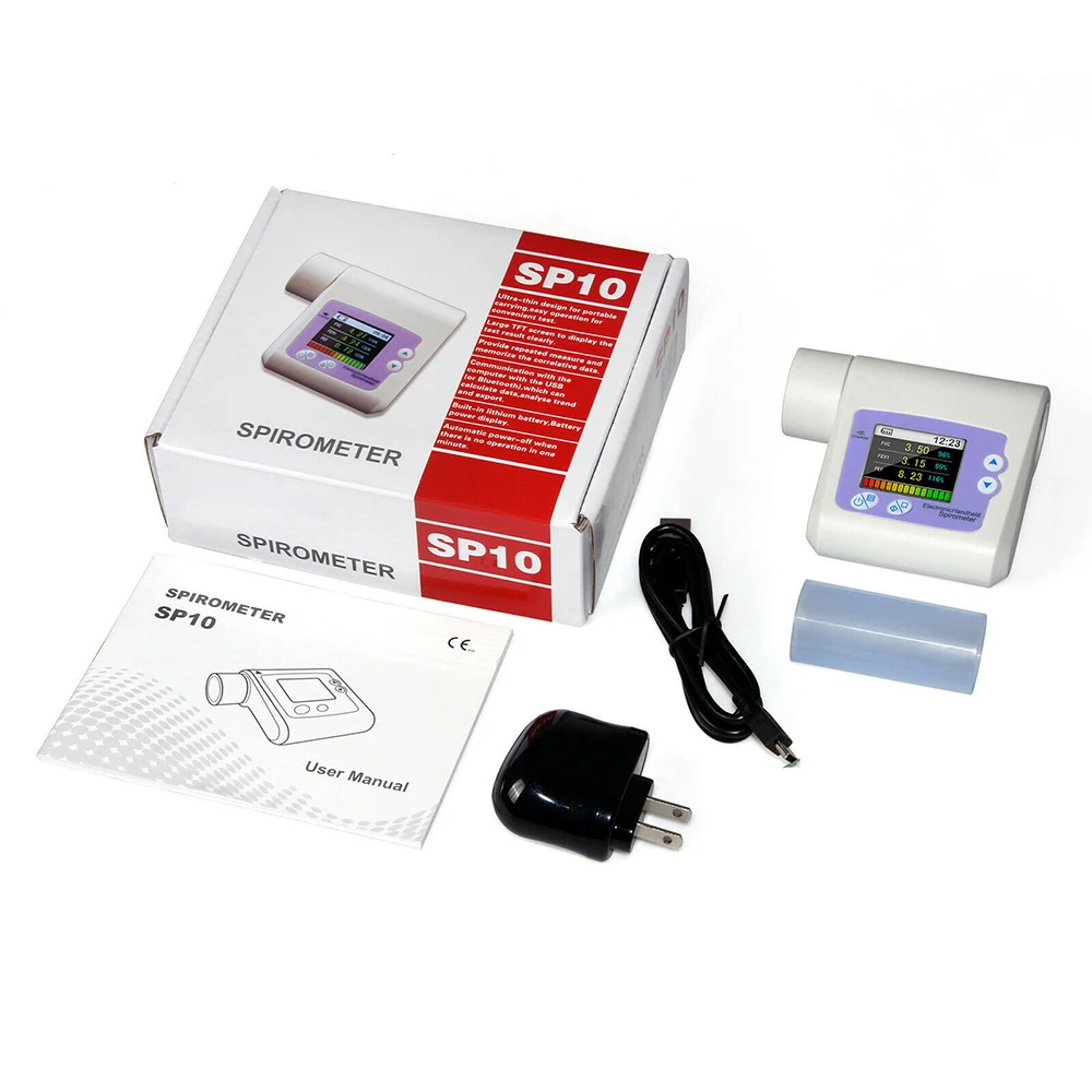 Рисунок 4 - SP10W Bluetooth цифровой спирометр