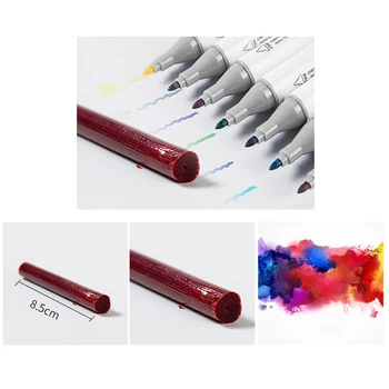 

Dual Head Children Art Office Paint Pen 24 Colors Fade Proof Marker Set Non Toxic School Drawing Gift Easy Apply Sketch