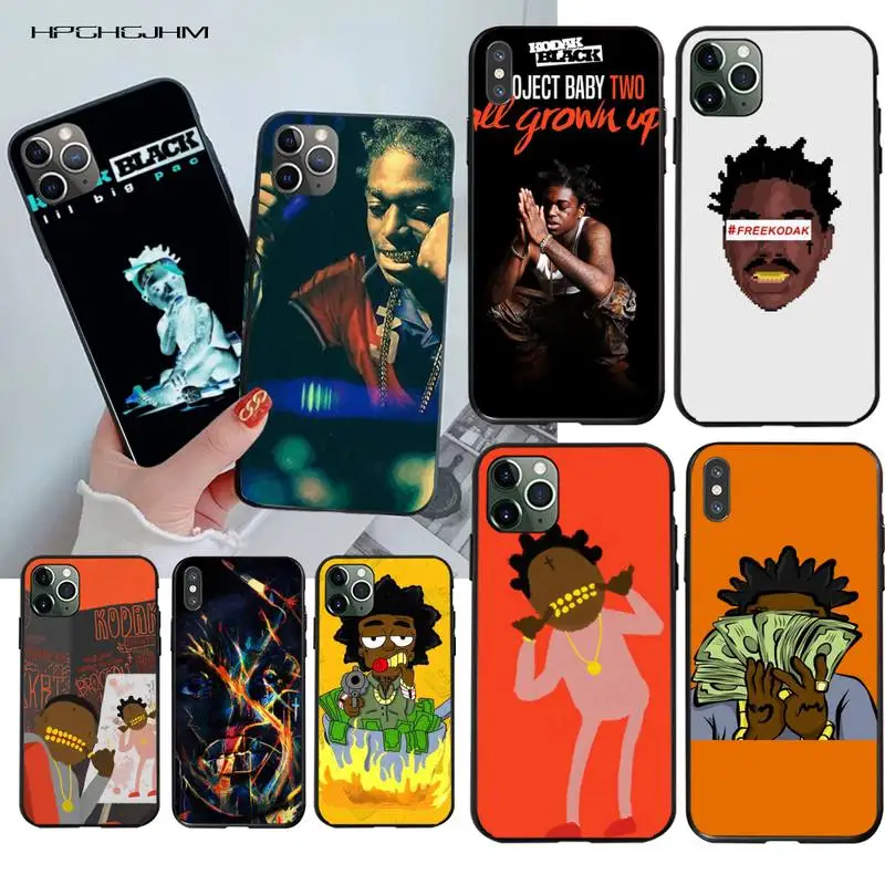 PENGHUWAN Kodak Nero Rapper Soft Silicone Black Phone Case for iPhone 11 pro XS MAX 8 7 6 6S Plus X 5S SE 2020 XR case