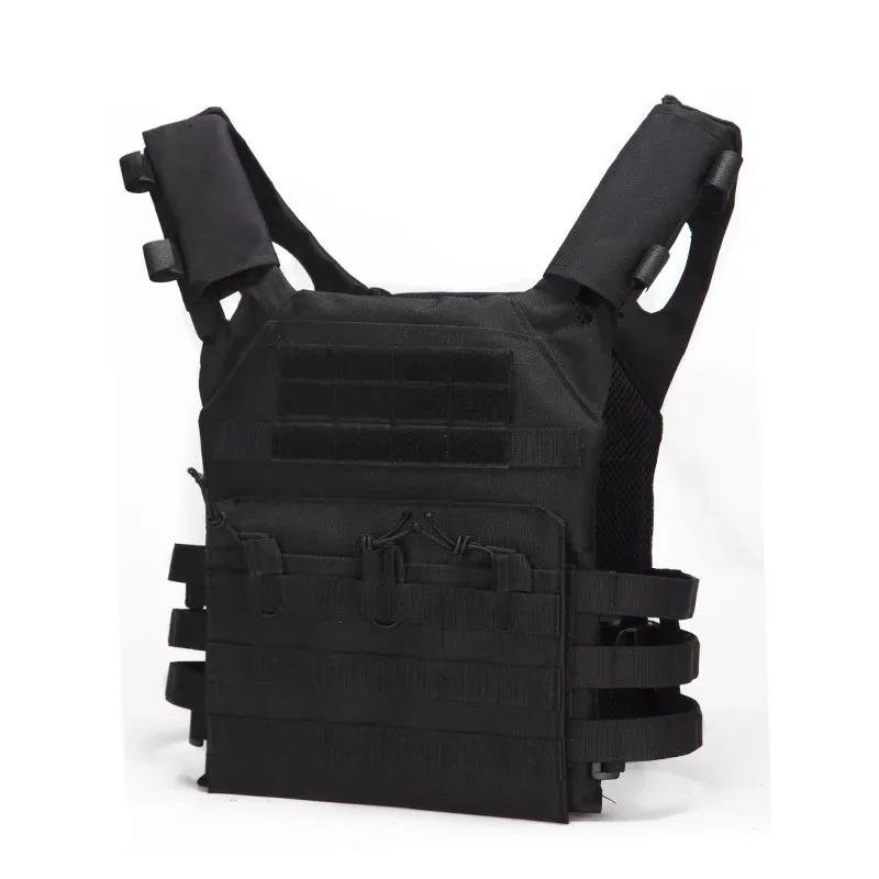 Черный Охотничий Тактический жилет для тела Armo Plate Carrier, уличный жилет CS для игры в пейнтбол, страйкбол, военный жилет, оборудование - Цвет: Черный