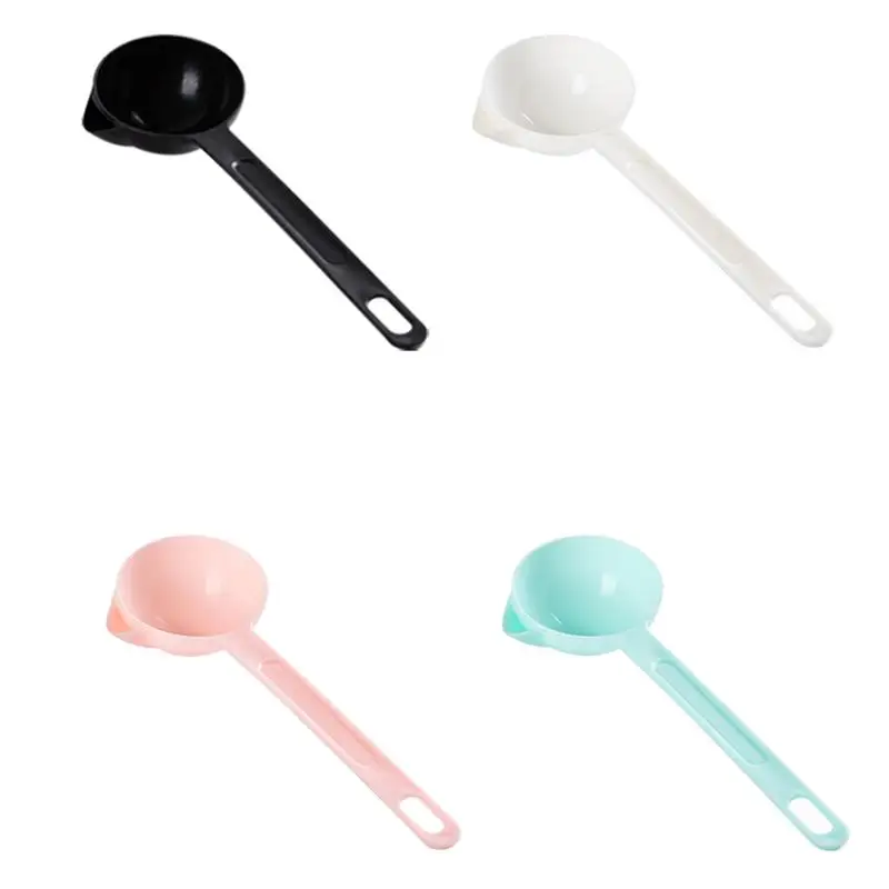 1pc Solid Color Oil Separator Spoon Anti-Scalding Plastic Oil Filter Spoon Soup Separator Kitchen Tools Accessories
