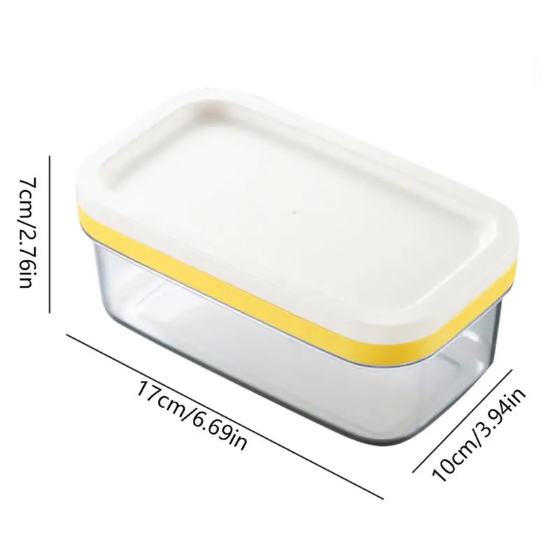 2 в 1 масленка креативное прозрачное масло блюдо масленка с слайсером Crisper герметичный прямоугольный ящик для хранения кухонные инструменты