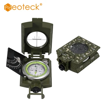 

Neoteck Professional Compass Camouflage Metal Waterproof IP65 Compass Sighting with Carry Bag for Camping Hunting Hiking