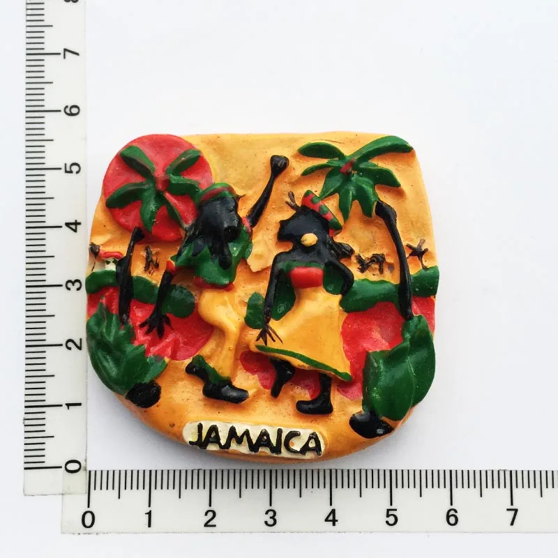 YS FALLS Jamaica Travel Souvenir Flexible Fridge Magnet 