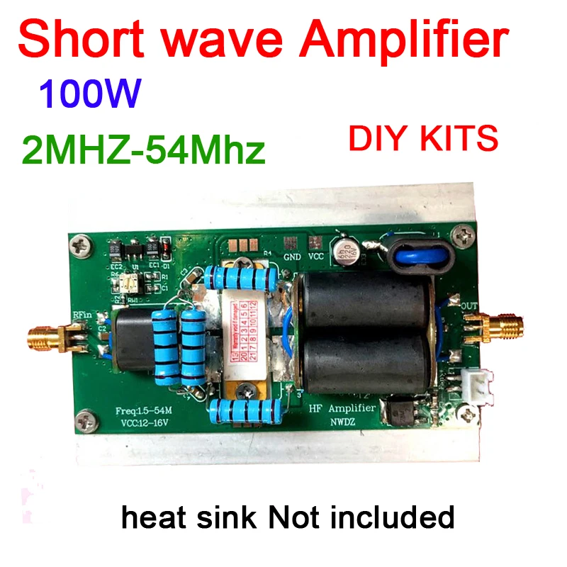 DIY KIT MINIPA 100W SSB linear HF Power Amplifier For YAESU FT-817 KX3 AM CW FM DIY KIT MINIPA 100W SSB linear HF Power Amplifier For YAESU FT-817 KX3 AM CW FM
