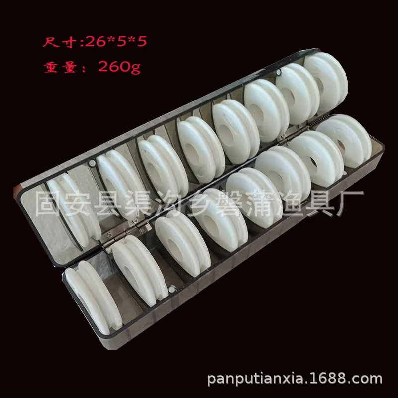 

Duo gong neng he Main Coil Storage Box White Foam Roller Principal Line Box 8-Axis 16 Axis Fishing Bag Accessory Box