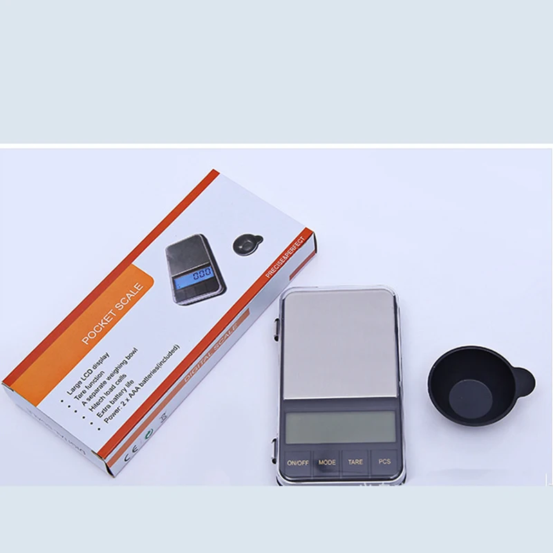 

100g/200g/300g/500g*0.01g 1kg*0.1g Digital Pocket Scale Precision Jewelery scale Gram Weight for Kitchen Jewelry Drug weight