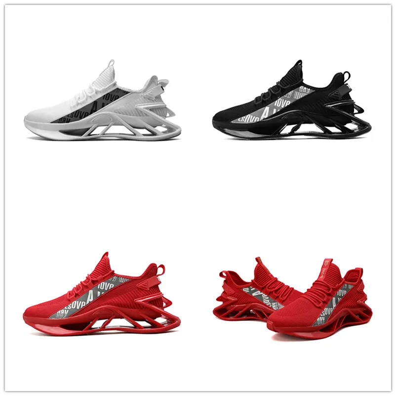 New 2021 Running Shoes Men Comfortable Mesh Sneakers For Male 39-44 Outsole Antiskid Damping Sport Training Run | Спорт и