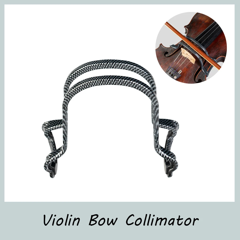 1 PC Violin Bow Corrector Collimator Guilding Tool with Adjustable Strap for Beginner Training Practice | Спорт и развлечения