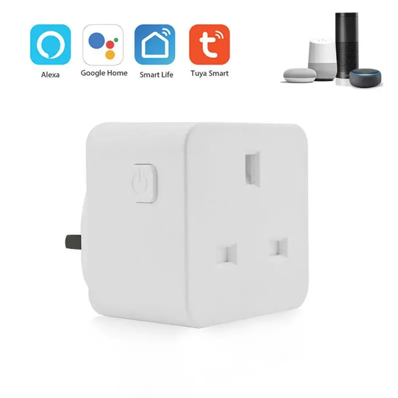 2, 4, 8 шт., 13A, Великобритания, wifi, розетка, умная розетка с монитором питания, беспроводная настенная розетка, розетка, Google Home, Alexa, голосовое управление