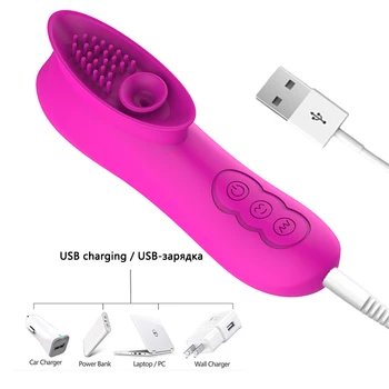 Clitoris Sucking Vibrators for Women 12 Speeds Strong Clit Sucker G-Spot Clitoris Stimulator Massager Rechargable Usb Charge 5