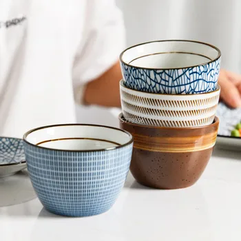 

Retro Tea Cup 150ml Vintage Style Handmade Glaze High Temperature Firing Ceramic Water Cup Coffee Porcelain Tea Bowl
