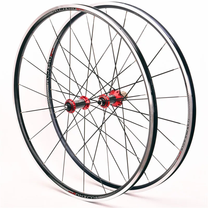 Climbing bicycle Road Bike Wheelset Rim 2:1 edit Carbon Hub four bearing Aluminum Alloy 700C ultralight road Bicycle Wheels