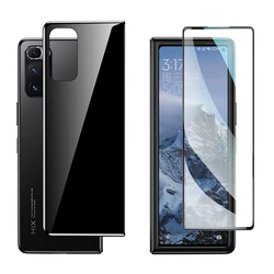 Premium 3D Tempered Glass Screen Protector - Full Front & Back Coverage for Front glass (Galaxy Z Fold 4)