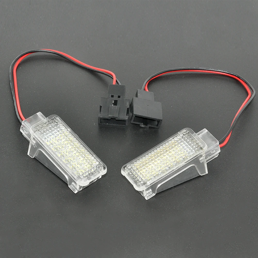 2pcs 12v Car Led Courtesy Door Projector Light For Audi A3/a4/a6/vw