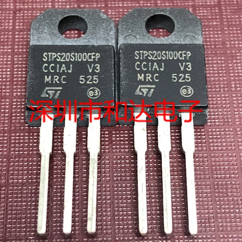 5 шт. STPS20S100CFP TO-220F 100V 30A