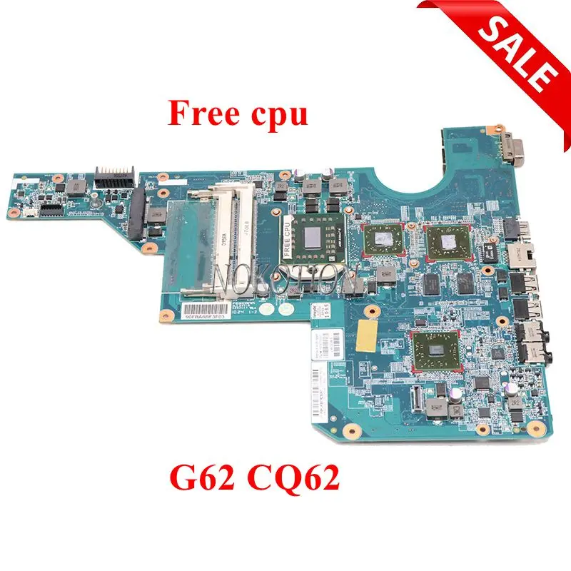 NOKOTION 597673-001 610160-001 610161-001 материнская плата для ноутбука hp CQ62 G62 гнездо S1 DDR3 процессор