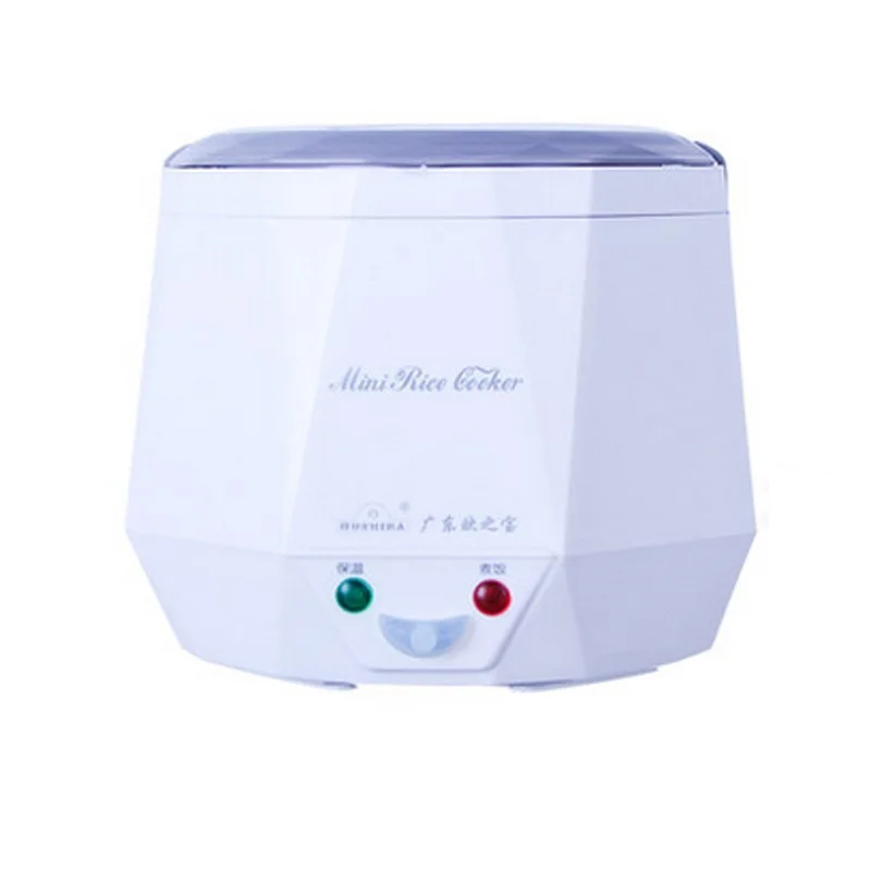 Белый DC12V/DC24V/AC220V 100 Вт Мощность 4 в 1 Функция Приготовления Пищи 1.3л Милая электрическая маленькая скороварка 12 В Автомобильная рисоварка - Цвет: Белый