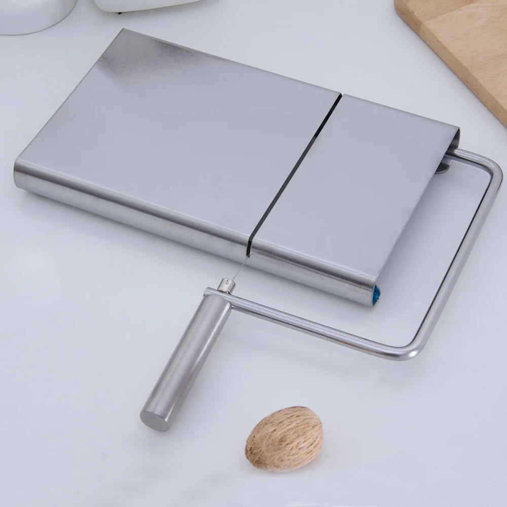 Damask 304 Stainless Steel Cheese Slicer Butter Cheese Cutter Wire