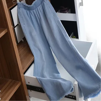 

Vadim Polyester Cotton Solid Straight Rushed Direct Selling Sweatpants Pants Women Free Shipping 2020 Elastic Waist Trousers
