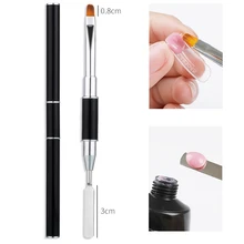 Горячее искусство ногтей набор 15 мл Расширенный клей+ пилочка для ногтей+ Двойная ручка+ раствор для клансера+ модель ногтей для маникюра CNT 66