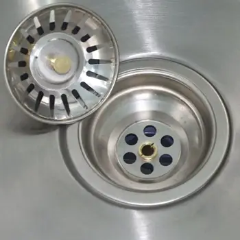 

Stainless Steel Kitchen Sink Strainer Stopper Waste Disposer Plug Sink Filter Bathroom Waste Hair Catcher Drains Strainer