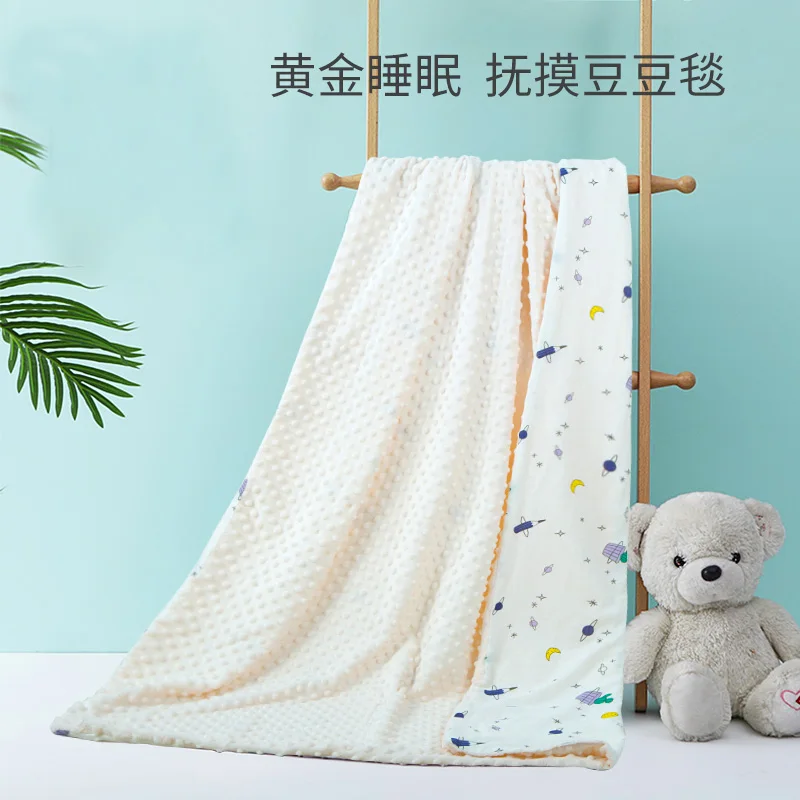 Doudou/Хлопковое одеяло большого размера; детское одеяло для новорожденных; очень мягкое детское одеяло для сна; 120*70 150*100