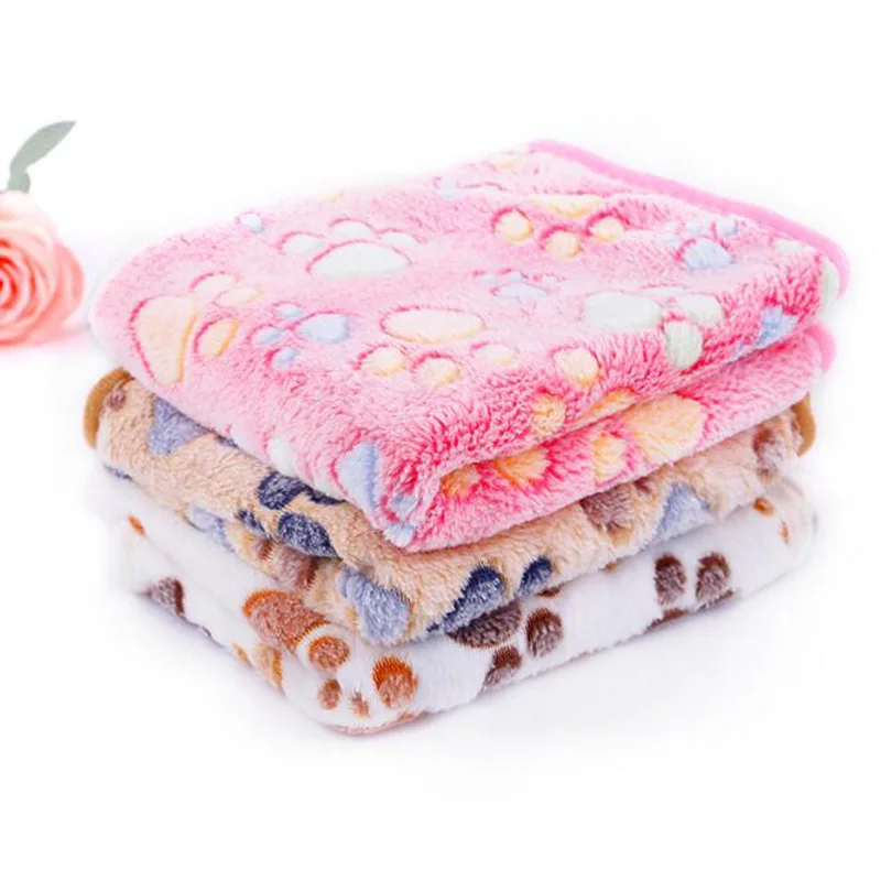 Dog Beds Mats Pet Blanket Soft Coral Fleece Dog Cat Bed Warm Sleeping Mattress Cover Puppy Cushion Pet Supplies (1)