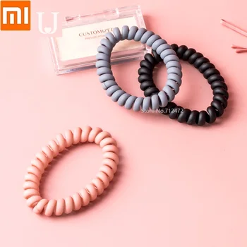 

For Xiaomi Telephone line loop Matte Minimalistic headdress tie hair high quality Rubber band Hair ring for girl women Long hair