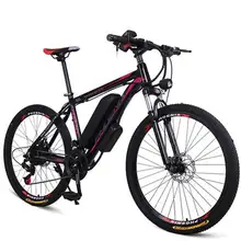 21/27 скоростной электрический горный скутер 250 Вт 36 В механическая подвеска дорожный велосипед розовый для электрический велосипед для взрослых