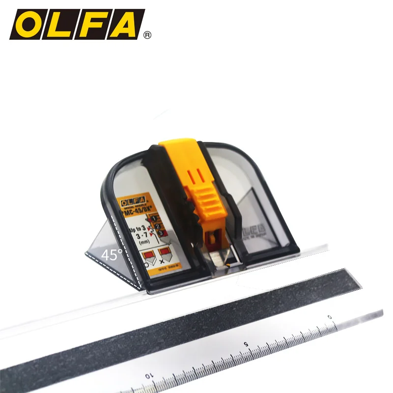 Оправа OLFA специальный нож, 45 градусов угол резки рамочный нож, 2 шт окантованной кромки, 1 линейка MC-45