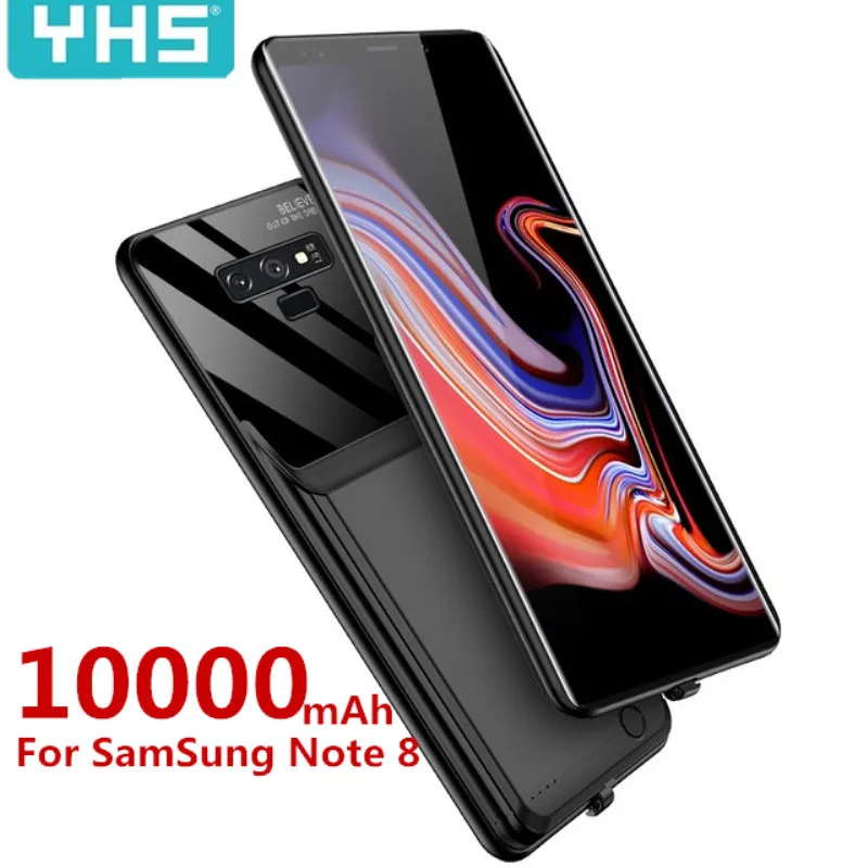 Горячая 10000 мАч для Samsung Galaxy Note 8 9 батарея телефона зарядное устройство чехол