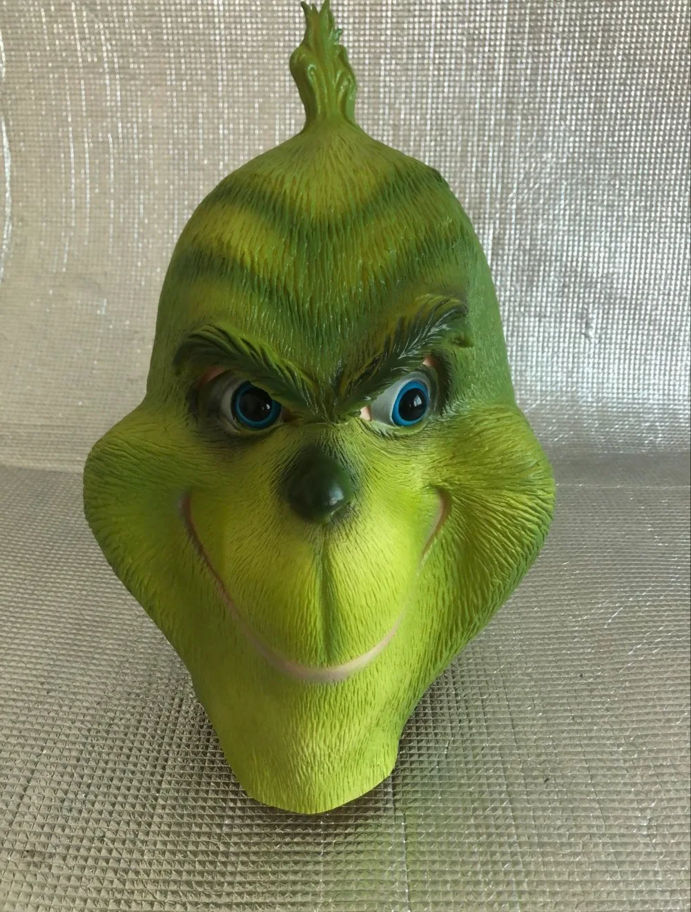 Mask No.2 Рождественский костюм Grinch, Рождественский костюм для взрослых, костюмы для Хэллоуина, Санта-Клауса, забавный флисовый наряд для мужчин с маской - Цвет: Mask No.2