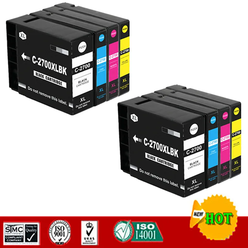 Совместимый чернильный картридж для Canon PGI2700 PGI 2700 Костюм MAXIFY IB4070 iB4170 MB5070 MB5170 MB5370