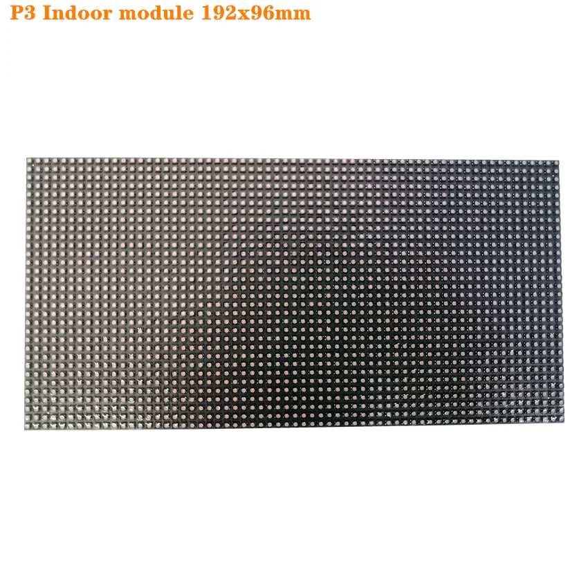 P3 Indoor LED Panel HD SMD Full Color 192x62mm 64x32 Pixels Rgb