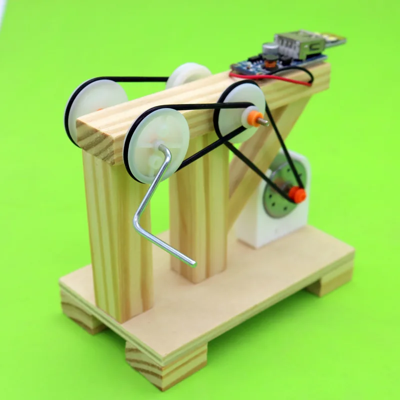 

Material DIY Science And Technology Small Production Invention Portable Power Generator Experimental Popularization of Science H
