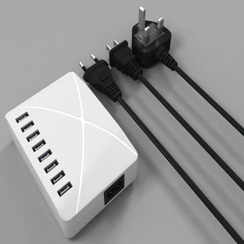 

Fast Charge USB Power Strip Socket With 8USB Charging Socket Office Travel Multi-function Easy To Carry US EU Plug