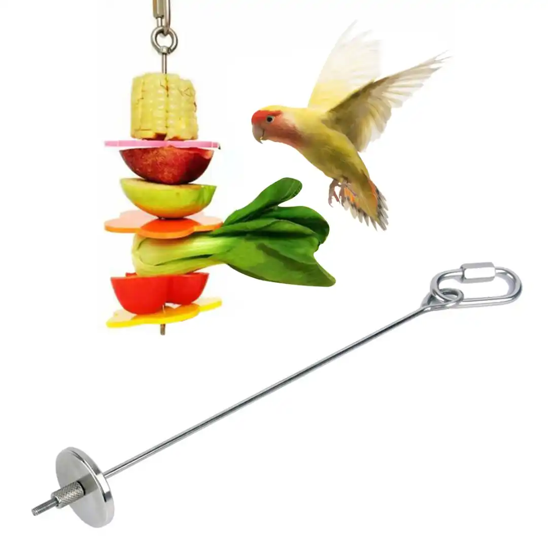 bird cage food holder